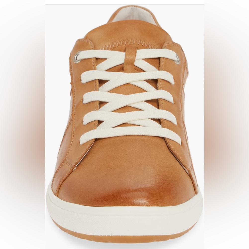 EUC Josef Seibel 'Caren' (Cognac / Camel / Ivory) Sneaker in 37 Retail: $160 - Picture 4 of 16